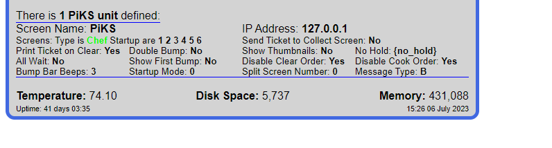 Temperature Reading Example