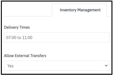 Allow External Transfers setting