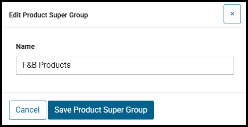 Editing a super group