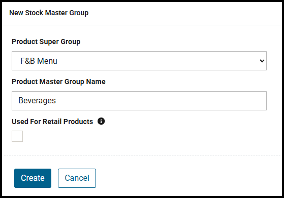 New master group