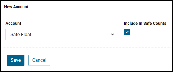 New site account page